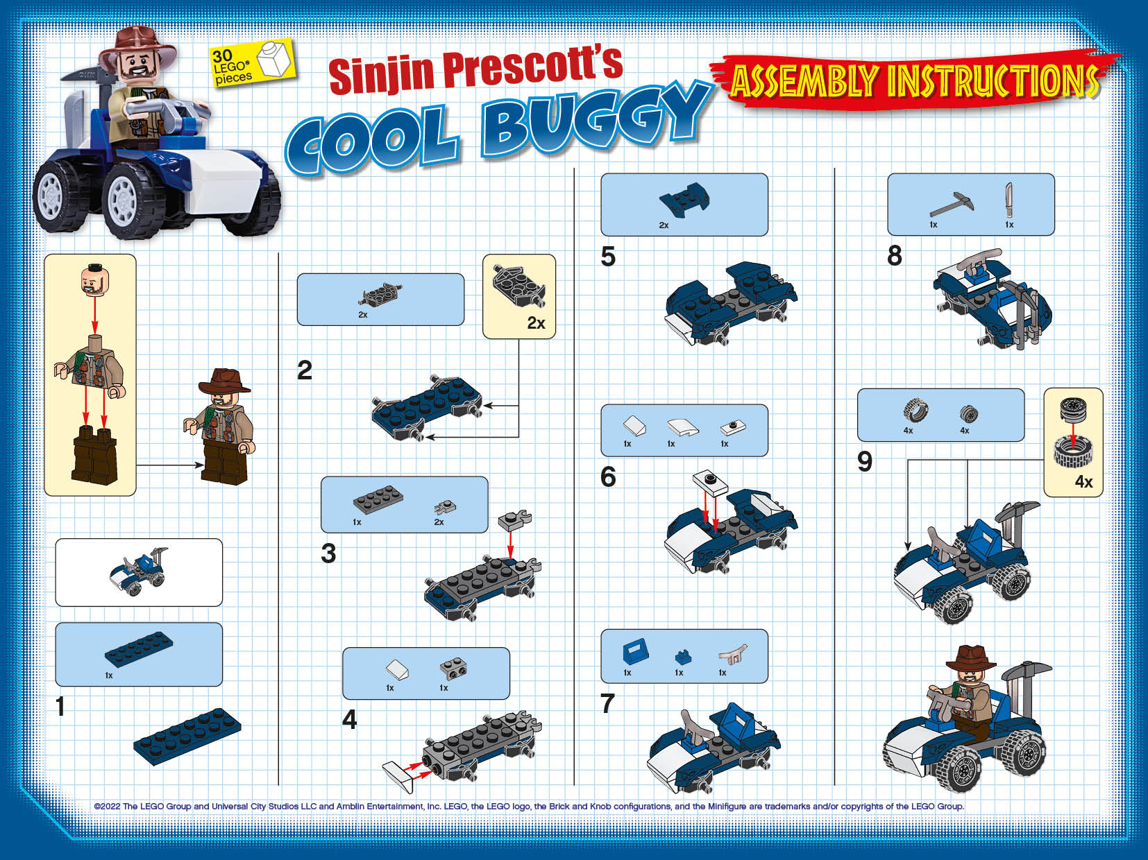 Lego jurassic best sale world sinjin prescott