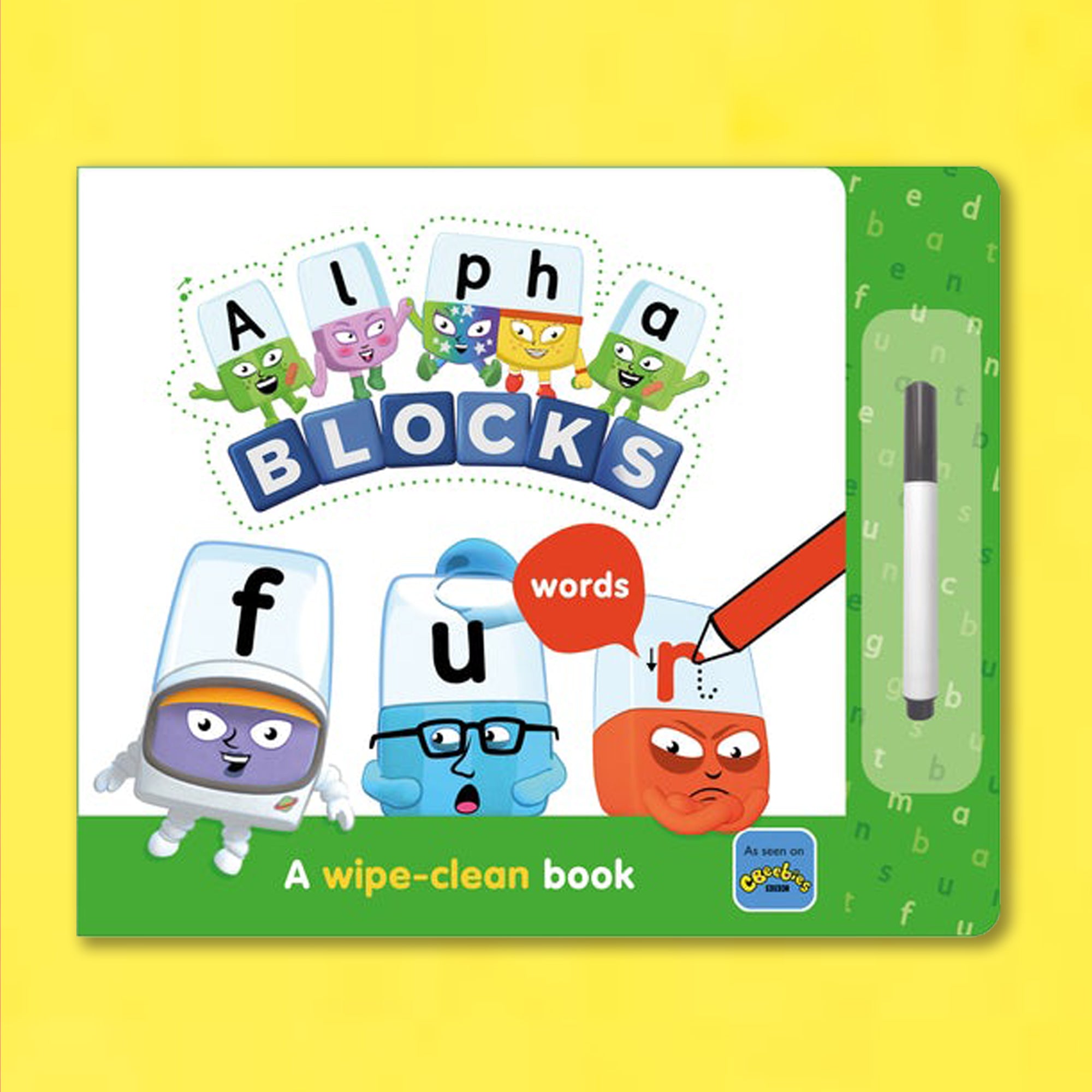 Alphablocks Words: A Wipe-Clean Book | Giggly.co.uk