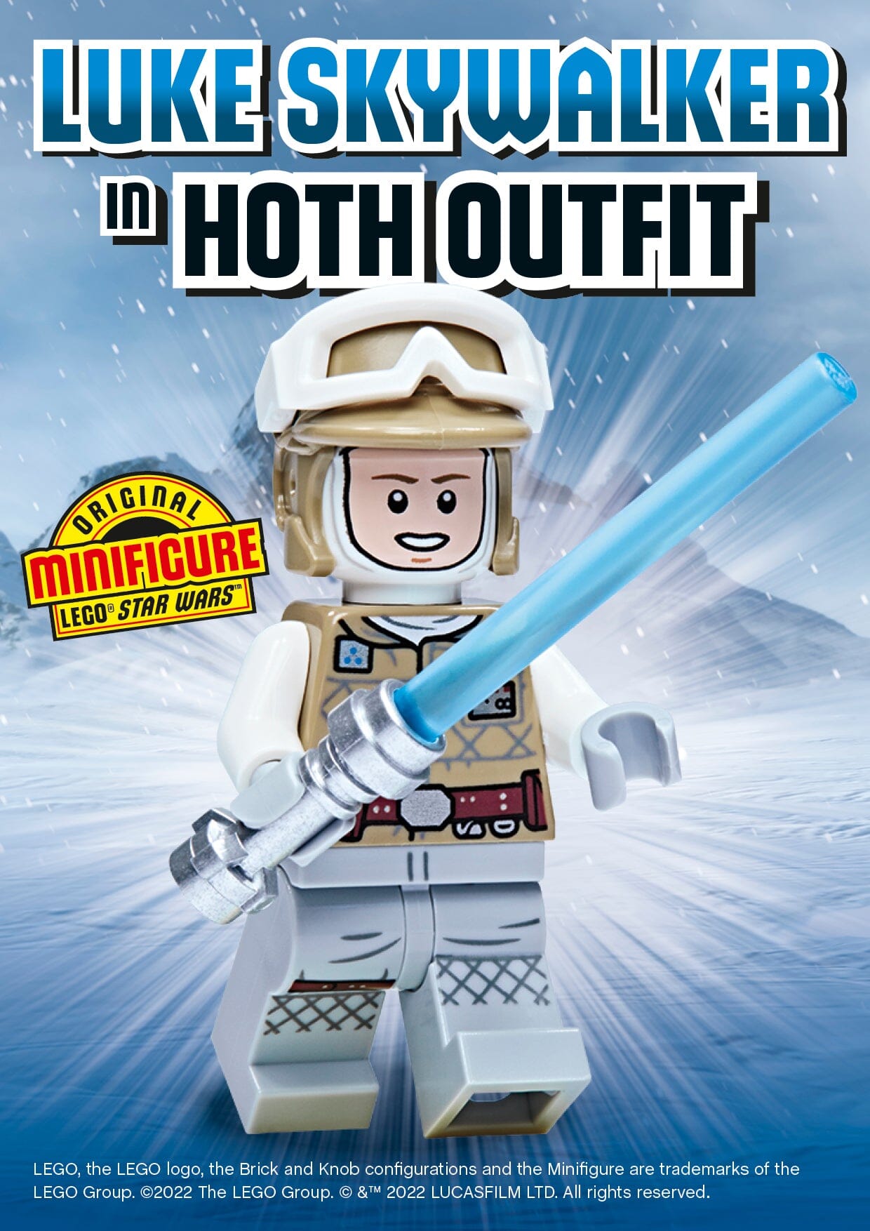 Lego star wars discount luke skywalker hoth